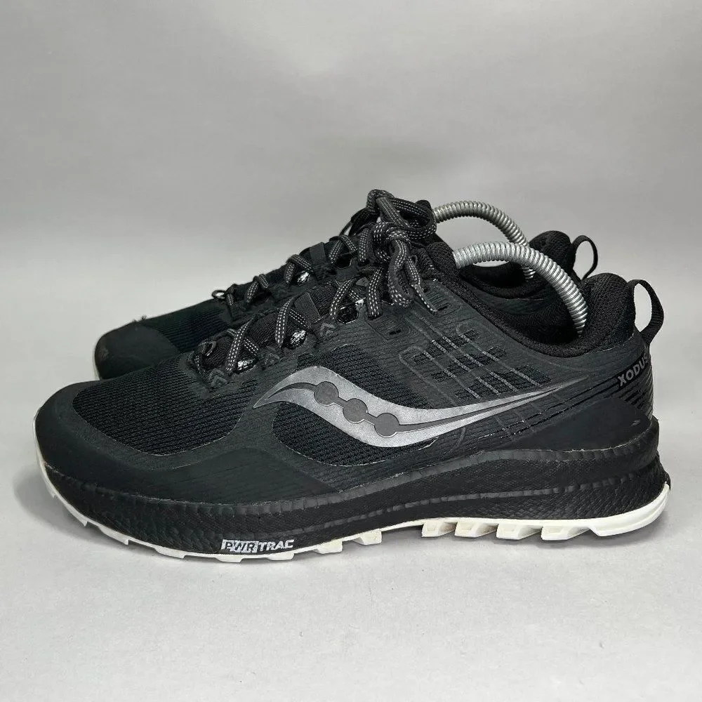 Saucony Xodus 10 Shoes Men's Size 9 Black Mesh Lug‎ Trail Running Sneakers